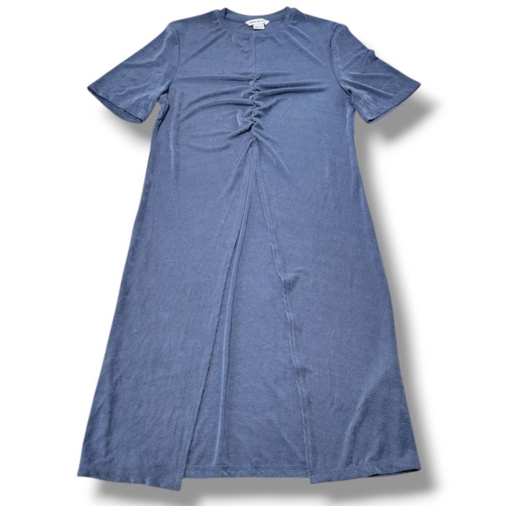 Urban Revivo Top Size 8 Women's Blouse High Low Asymmetrical Top Ruched Stretchy